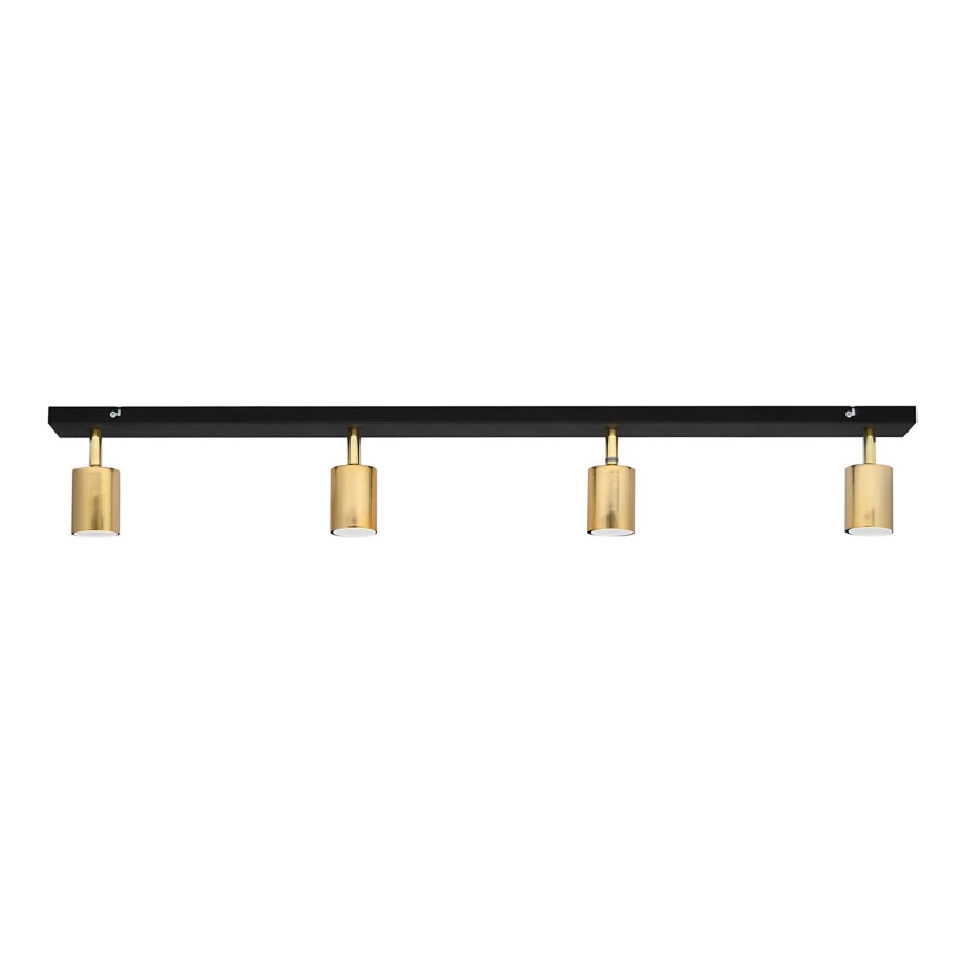 LED Strahler TUNE 4xGU10/4,8W/230V golden/schwarz