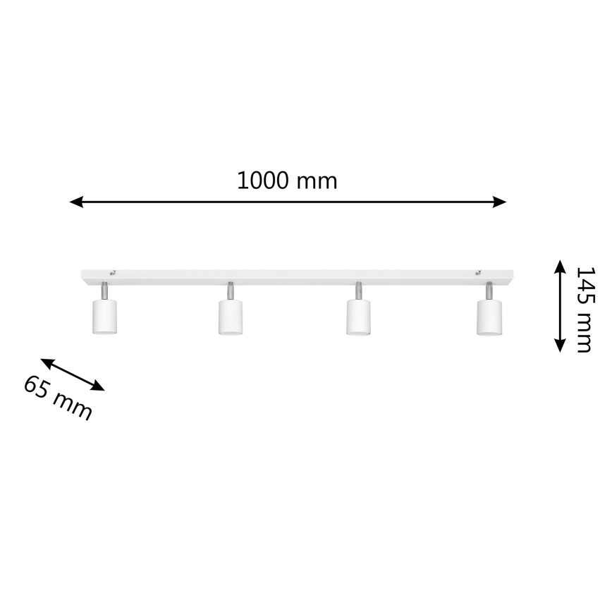 LED-Strahler TUNE 4xGU10/4,8W/230V weiß
