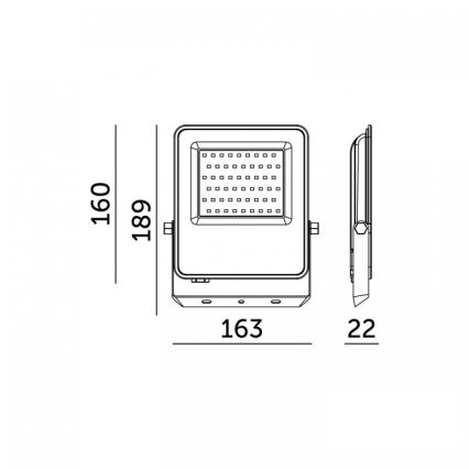 LED-Strahler ULSAN LED/50W/230V 4000K IP65