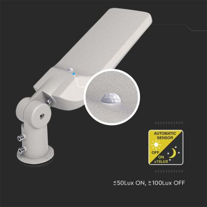 LED-Straßenlampe mit Sensor SAMSUNG CHIP LED/30W/230V 6500K IP65