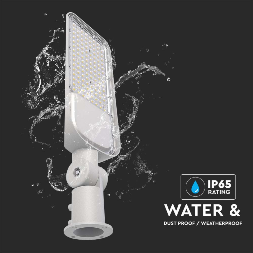 LED Straßenlampe SAMSUNG CHIP LED/100W/230V 4000K IP65 grau