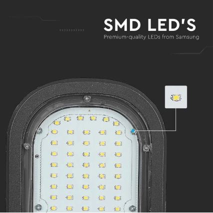 LED-Straßenlampe SAMSUNG CHIP LED/30W/230V 6400K IP65