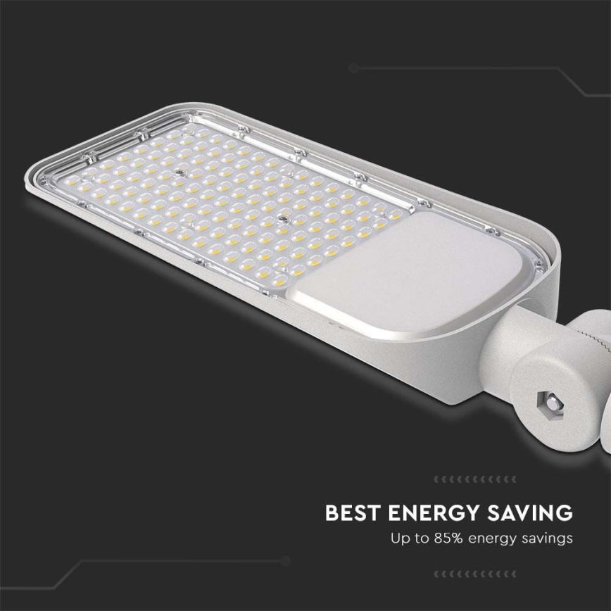 LED Straßenlampe SAMSUNG CHIP LED/50W/230V 6500K IP65 grau