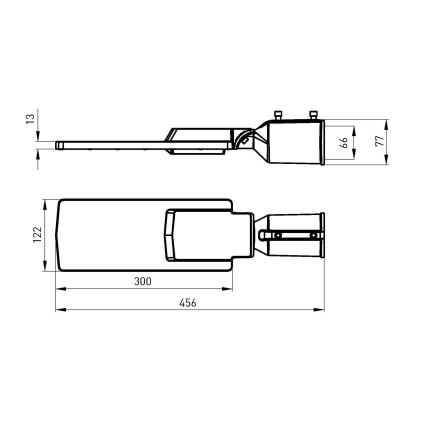 LED-Straßenlaterne BOSTON LED/35W/230V IP65