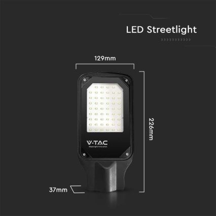 LED Straßenleuchte LED/30W/230V 4000K IP65