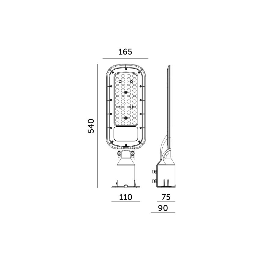 LED-Straßenleuchte BRELUXO LED/150W/230V 4000K IP65