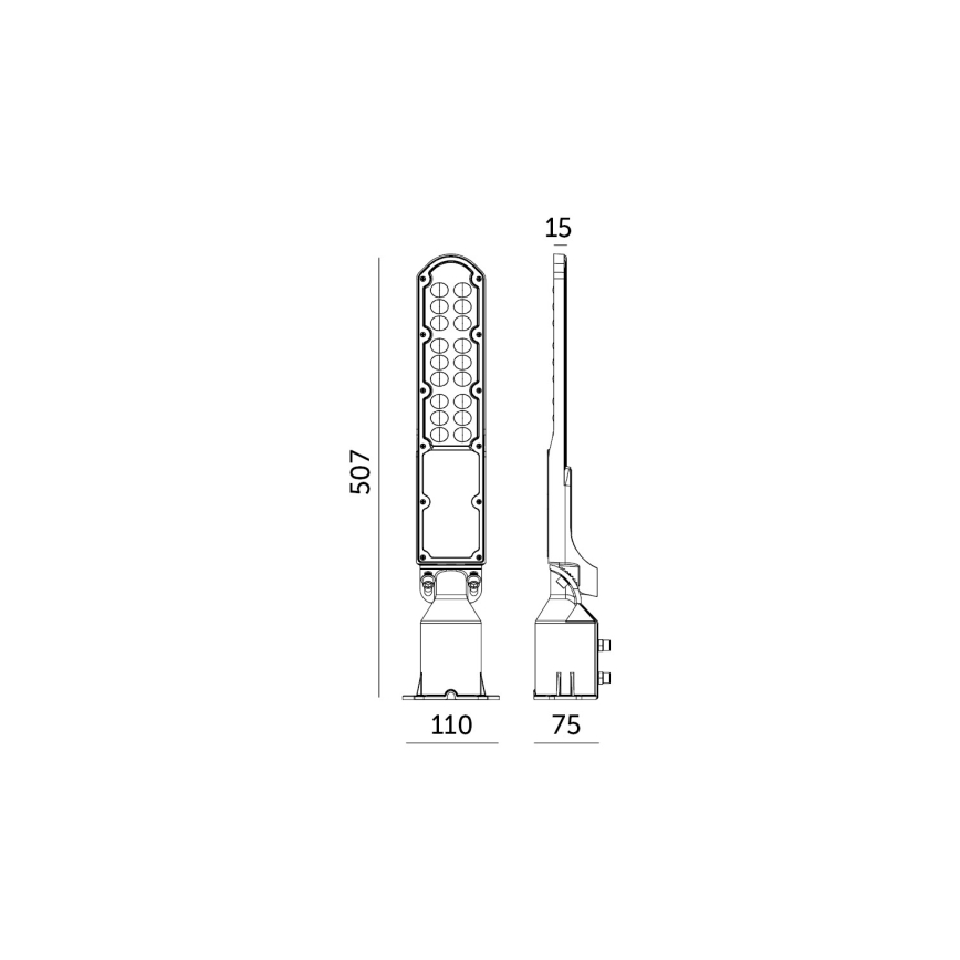 LED-Straßenleuchte mit Dämmerungssensor CYOTO LED/50W/230V IP65 4000K