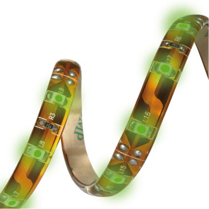 LED pásek vodotěsný 5m IP65 zelená - GXLS015