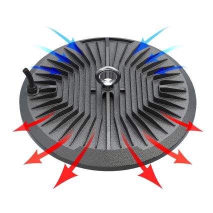 LED Technik-Hochleistungsleuchte HIGHBAY LED/200W/230V 4500K IP65 grau