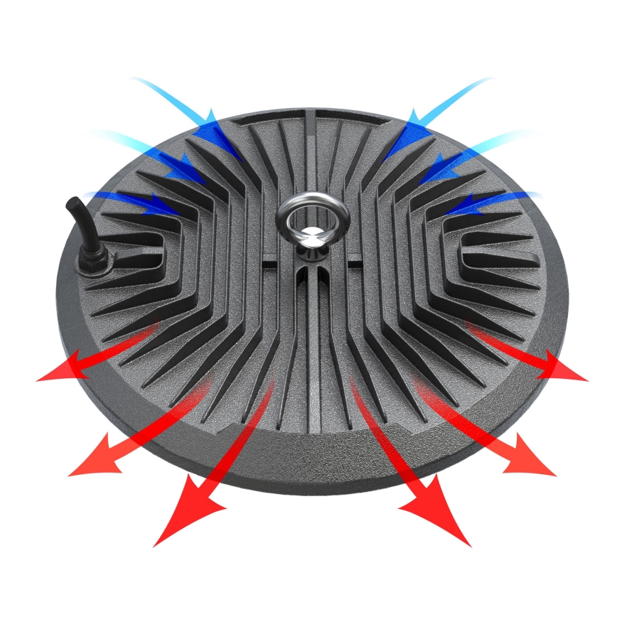 LED Technik-Hochleistungsleuchte HIGHBAY LED/200W/230V 4500K IP65 grau