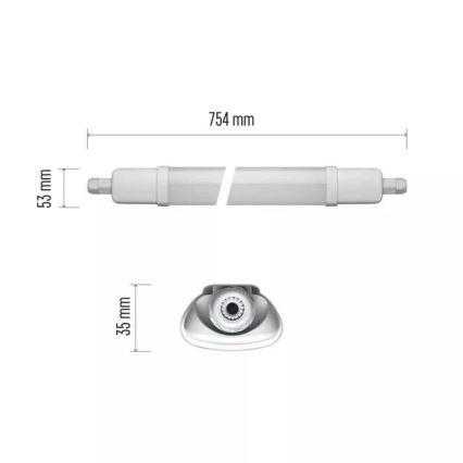 LED technische Leuchte LED/18W/230V IP65 4000K