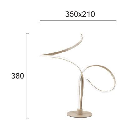 LED Tischlampe IVANA LED/5W/230V beige
