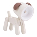 LED-Tischlampe LED/0,06W/3xLR41 Hund weiß