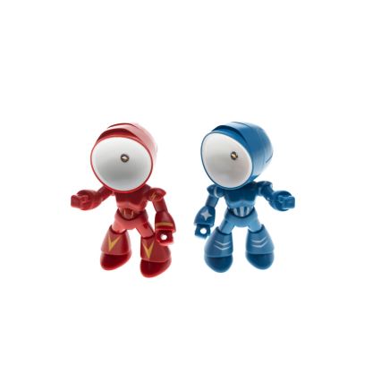 LED-Tischlampe LED/0,06W/3xLR41 robot rot