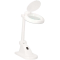 LED-Tischlampe mit Lupe LED/6W/230V weiß