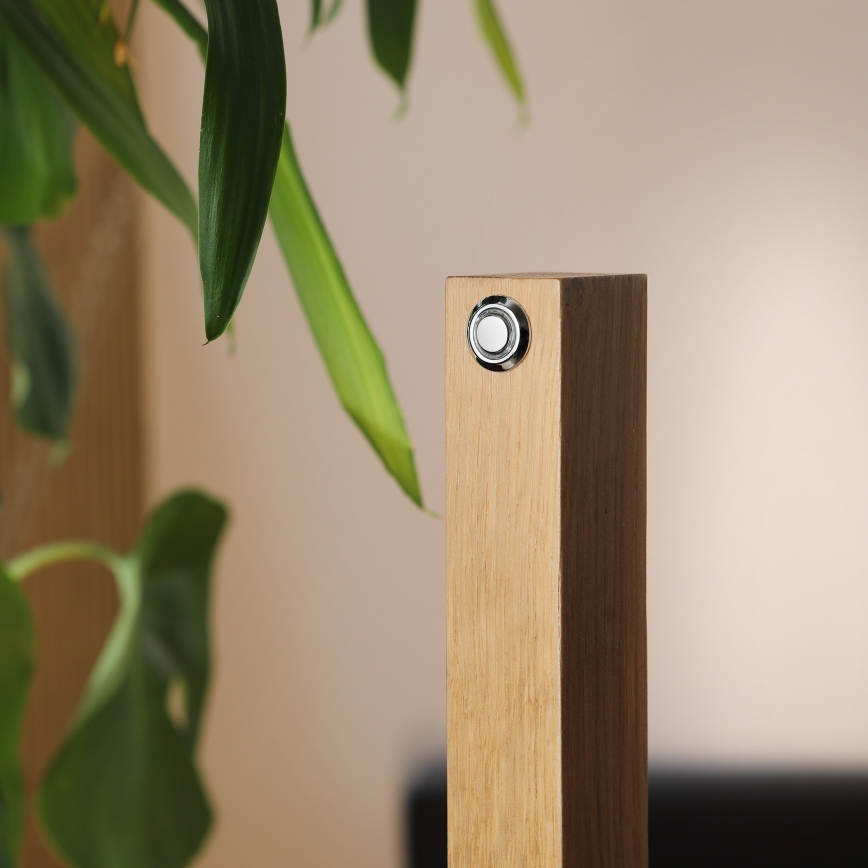 LED-Tischlampe VERDE LED/10W/230V 3000K Eiche/Schwarz