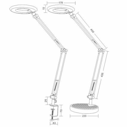 LED-Tischleuchte BIANCA LED/8W/230V