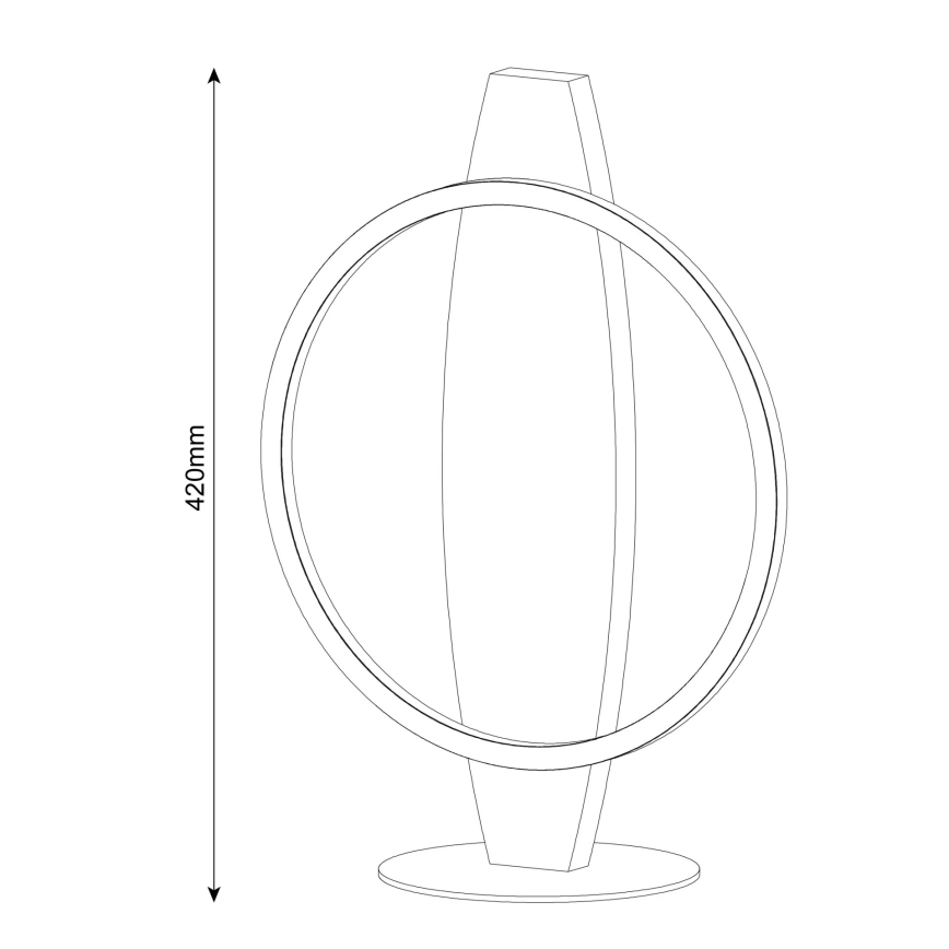 LED-Tischleuchte MELISA LED/10W/230V Kiefer