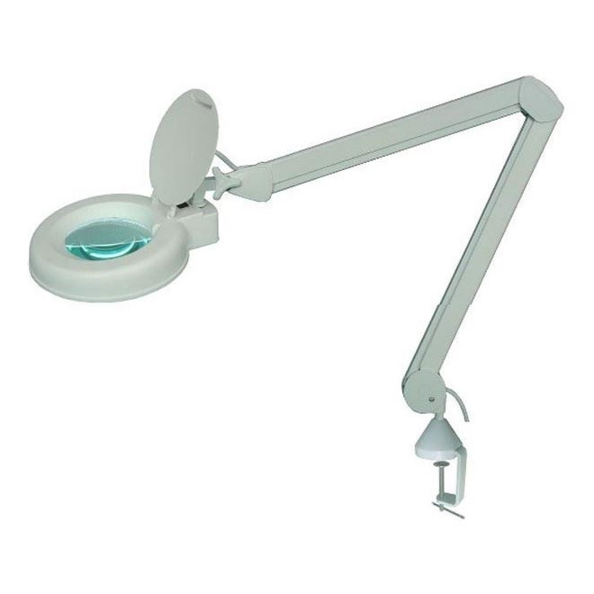 LED-Tischleuchte mit Lupe LED/5W/230V 6000K weiß