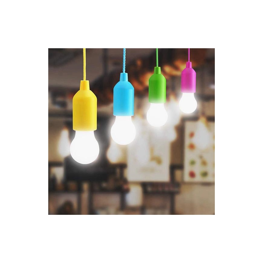 LED Tragbare Leuchte LED/1W/3xAAA rosa