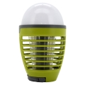 LED Tragbare wiederaufladbare Lampe mit Insektenfalle LED/2W/3,7V IPX4 grün