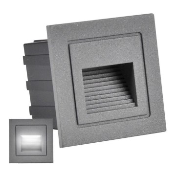 LED Treppenleuchte für Außen Q6 LED/3W/230V IP44