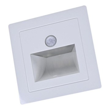 LED-Treppenleuchte mit Bewegungs- und Dämmerungssensor LED/3W/230V 3000K weiß