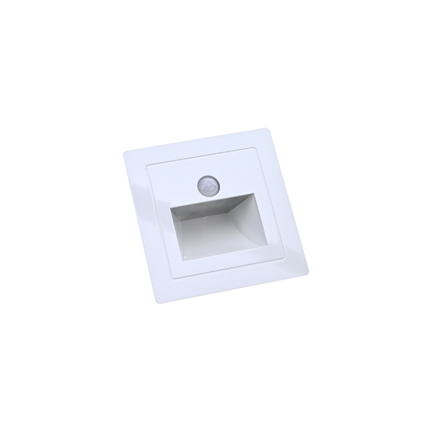 LED-Treppenleuchte mit Bewegungs- und Dämmerungssensor LED/3W/230V 3000K weiß