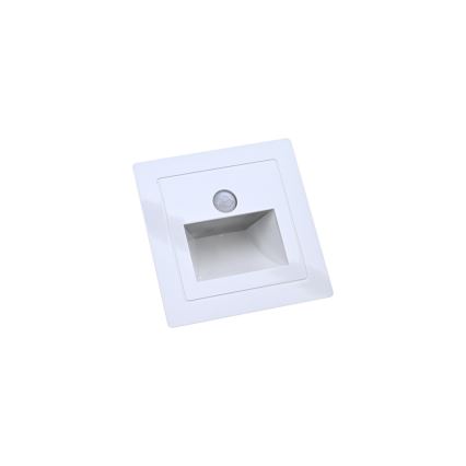 LED-Treppenleuchte mit Bewegungs- und Dämmerungssensor LED/3W/230V 6000K weiß