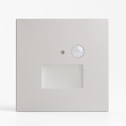 LED-Treppenleuchte mit Bewegungs- und Dämmerungssensor LED/1,5W/230V 3000/4000/6000K grau