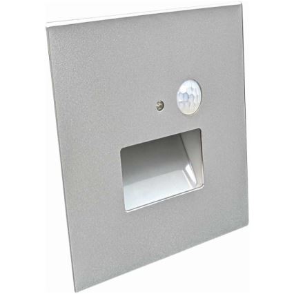 LED-Treppenleuchte mit Bewegungs- und Dämmerungssensor LED/1,5W/230V 3000/4000/6000K grau
