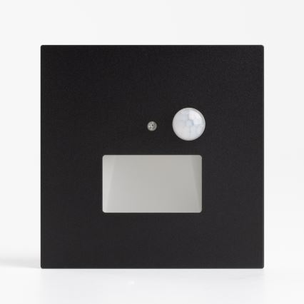 LED-Treppenleuchte mit Bewegungs- und Dämmerungssensor LED/1,5W/230V 3000/4000/6500K schwarz