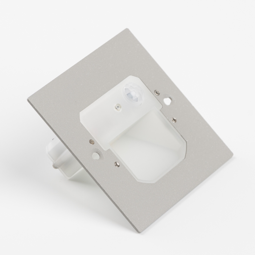 LED-Treppenleuchte mit Bewegungs- und Dämmerungssensor LED/1,5W/230V 3000/4000/6500K grau