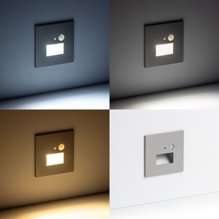 LED-Treppenlicht mit Bewegungssensor LED/1,5W/230V 3000K/4000K/6500K