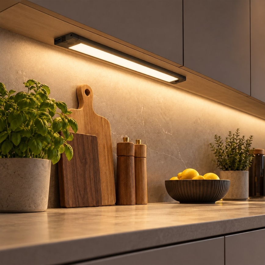 LED-Unterbauleuchte LED/12W/230V 2700/3000/4000/5000/5700K 42 cm schwarz