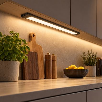 LED-Unterbauleuchte LED/18W/230V 2700/3000/4000/5000/5700K 60 cm schwarz