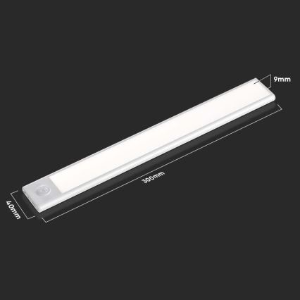 LED-Unterbauleuchte mit Sensor LED/1,5W/5V 3000K