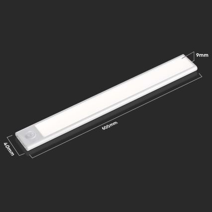 LED-Unterbauleuchte mit Sensor LED/2,5W/5V 4000K 3000 mAh