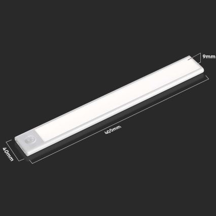 LED Unterbauleuchte mit Sensor LED/2W/5V 4000K 2200 mAh
