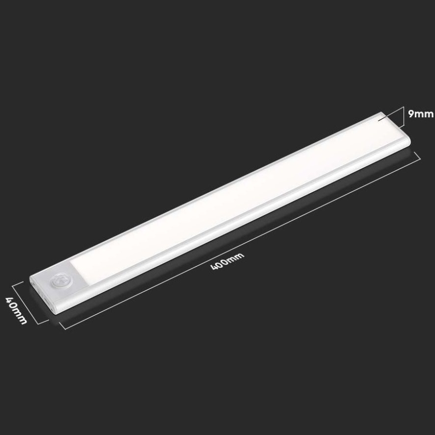 LED Unterbauleuchte mit Sensor LED/2W/5V 4000K 2200 mAh