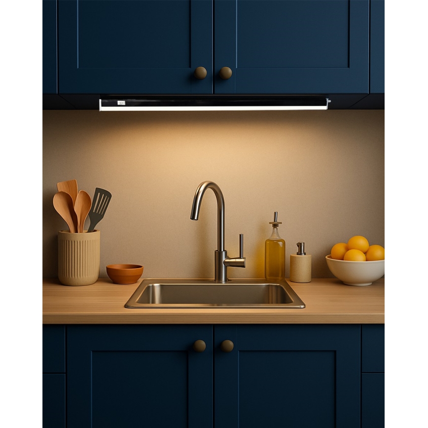 LED Unterbauleuchte TUBE LED/9W/230V 60 cm schwarz