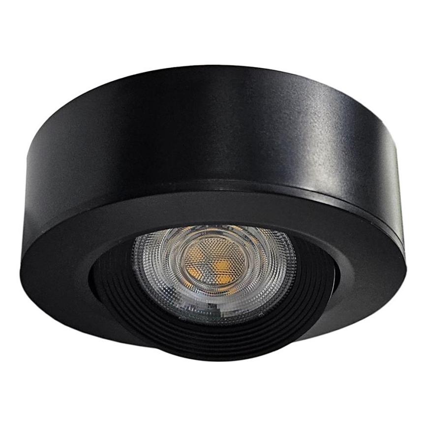 LED Unterputz-/Aufputz-Strahler 2-in-1 LED/5W/230V 4200K d 9,3 cm schwarz