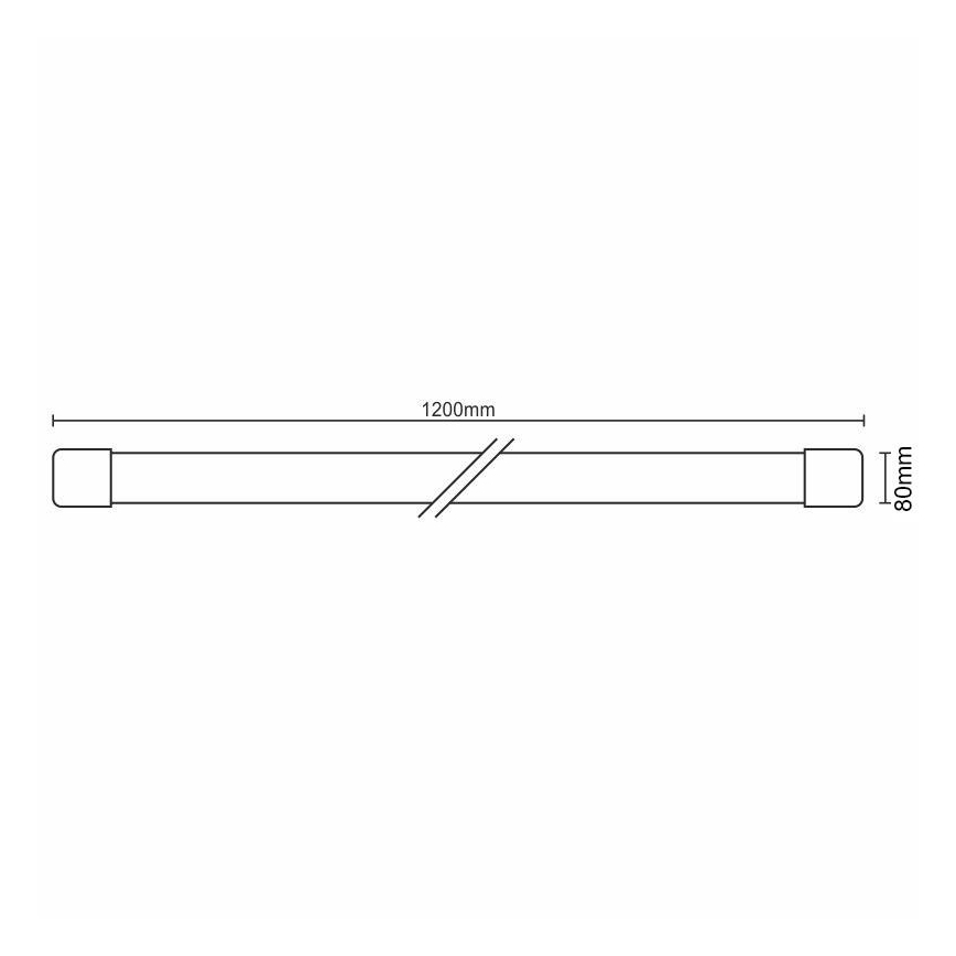 LED Unterschrankleuchte - Küche LED/40W/230V 4000K IP40