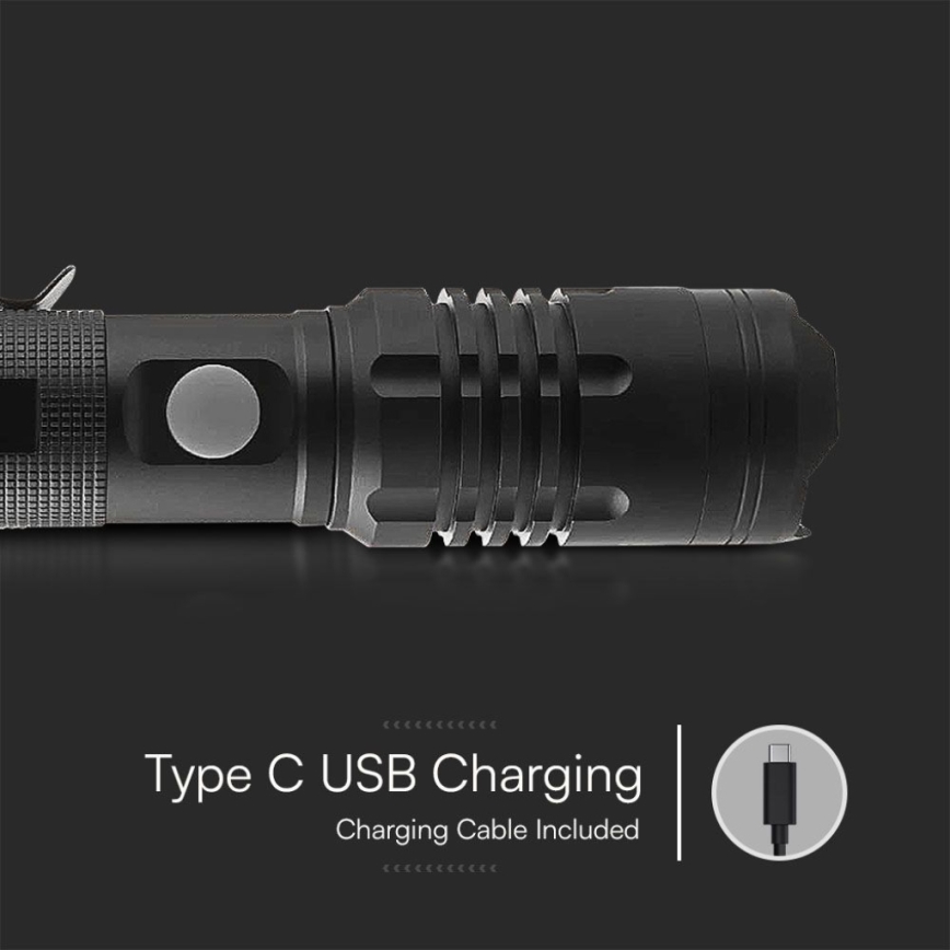 LED Akku-Taschenlampe USB LED/10W/5V IP54 2000 mAh 1000 lm