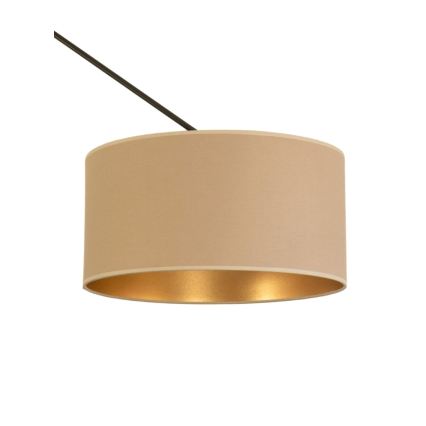 LED verstellbare Pendelleuchte an Stange GORTA 1xE27/60W/230V beige/gold