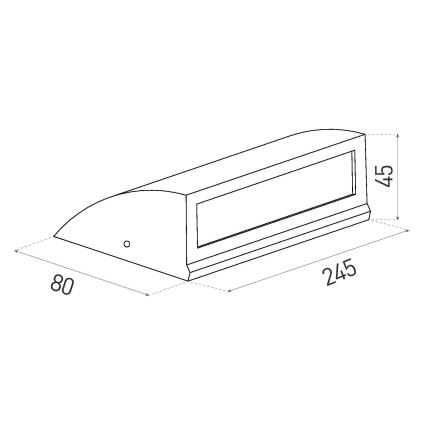 LED Wandbeleuchtung LED/10W/230V IP54