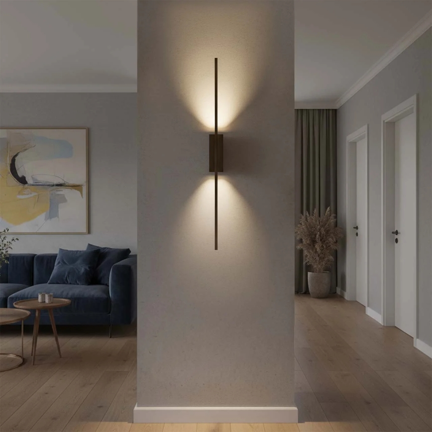 LED-Wandleuchte AISHA LED/12W/230V 4000K 80 cm schwarz