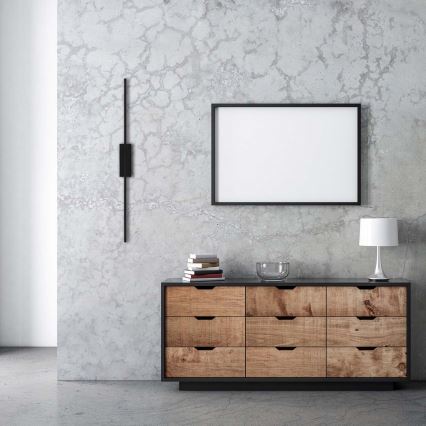 LED-Wandleuchte AISHA LED/12W/230V 4000K 80 cm schwarz