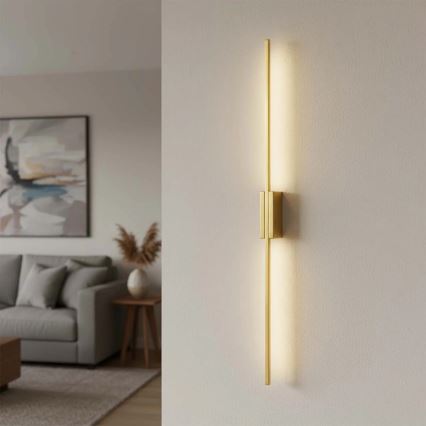 LED-Wandleuchte AISHA LED/20W/230V 4000K 120 cm goldfarben