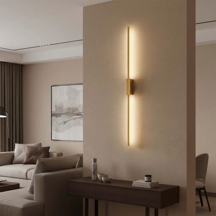 LED-Wandleuchte AISHA LED/20W/230V 4000K 120 cm goldfarben